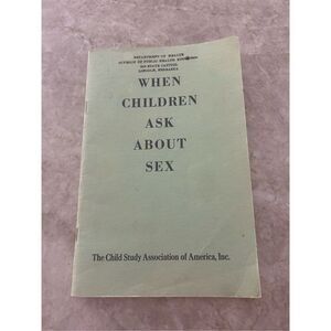 Vintage Sex Education Book